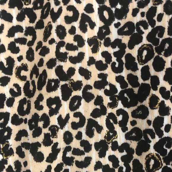 Nine West leopard print asymmetrical skirt w/elastic waist,zip & tie Size Small - Picture 4 of 9